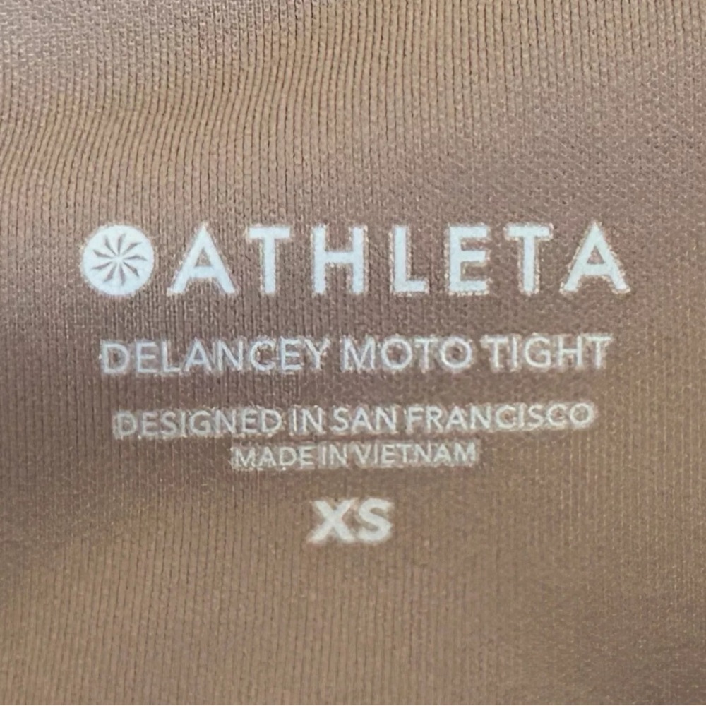 Athleta Delancey Moto leggings size xs - Picture 6 of 7